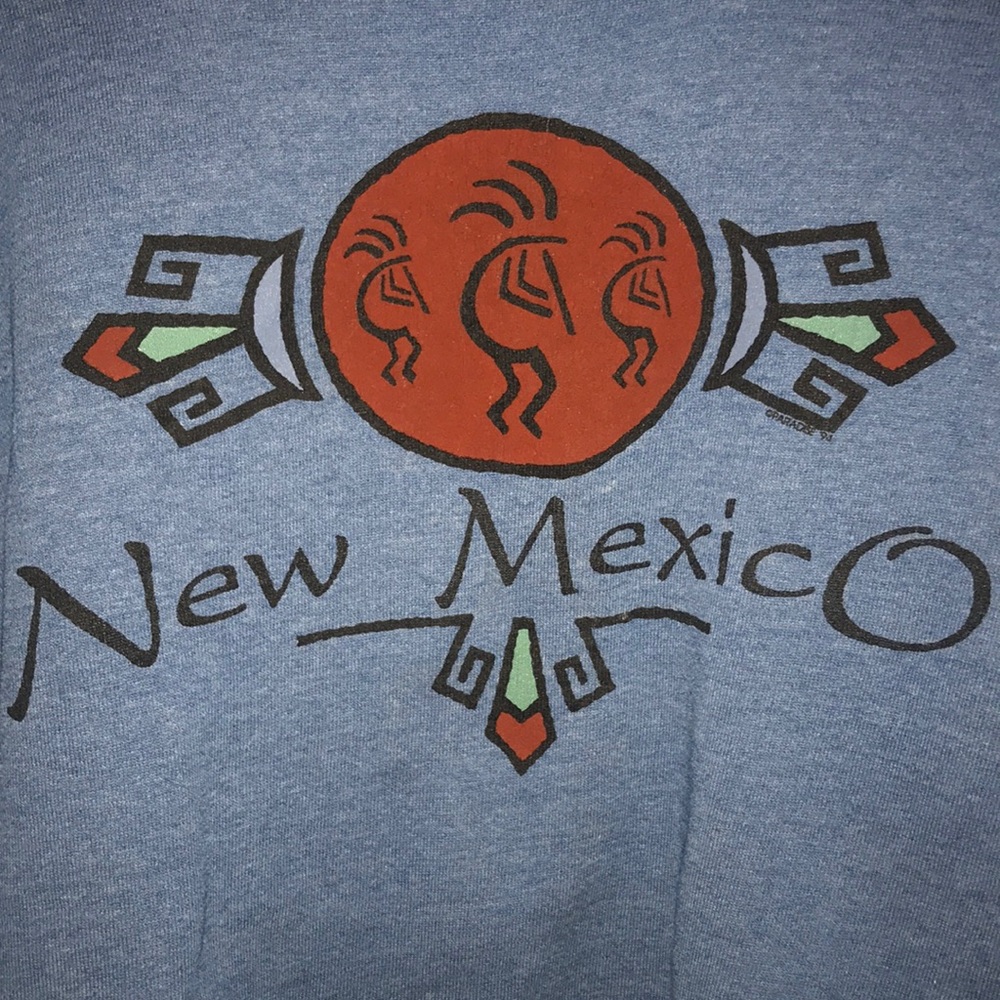 Vintage New Mexico cropped crew neck sweatshirt